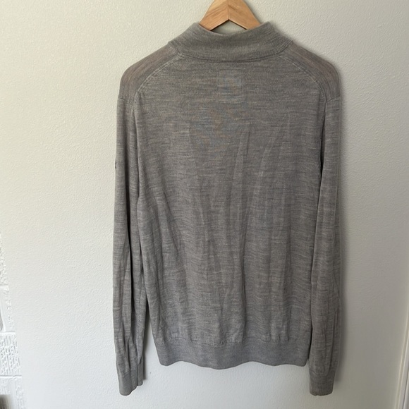 Under Armour Men’s Wool Blend Quarter Zip spillover - Size Medium - Picture 2 of 8
